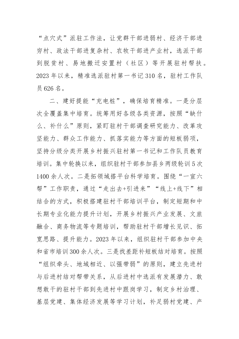 经验做法：“四好”铸铁军“四精”促振兴.docx_第2页