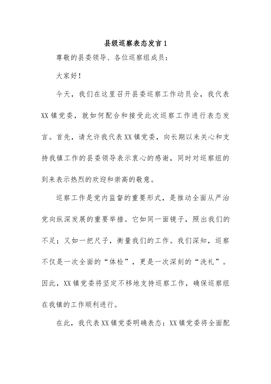 县级巡察表态发言.docx_第1页