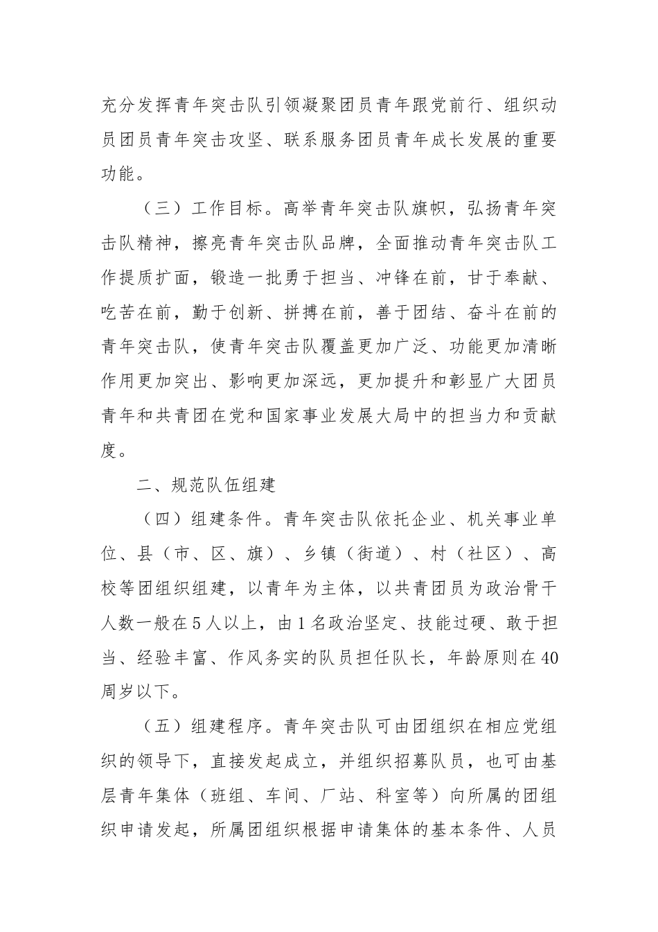 关于加强新时代青年突击队工作的意见.docx_第2页