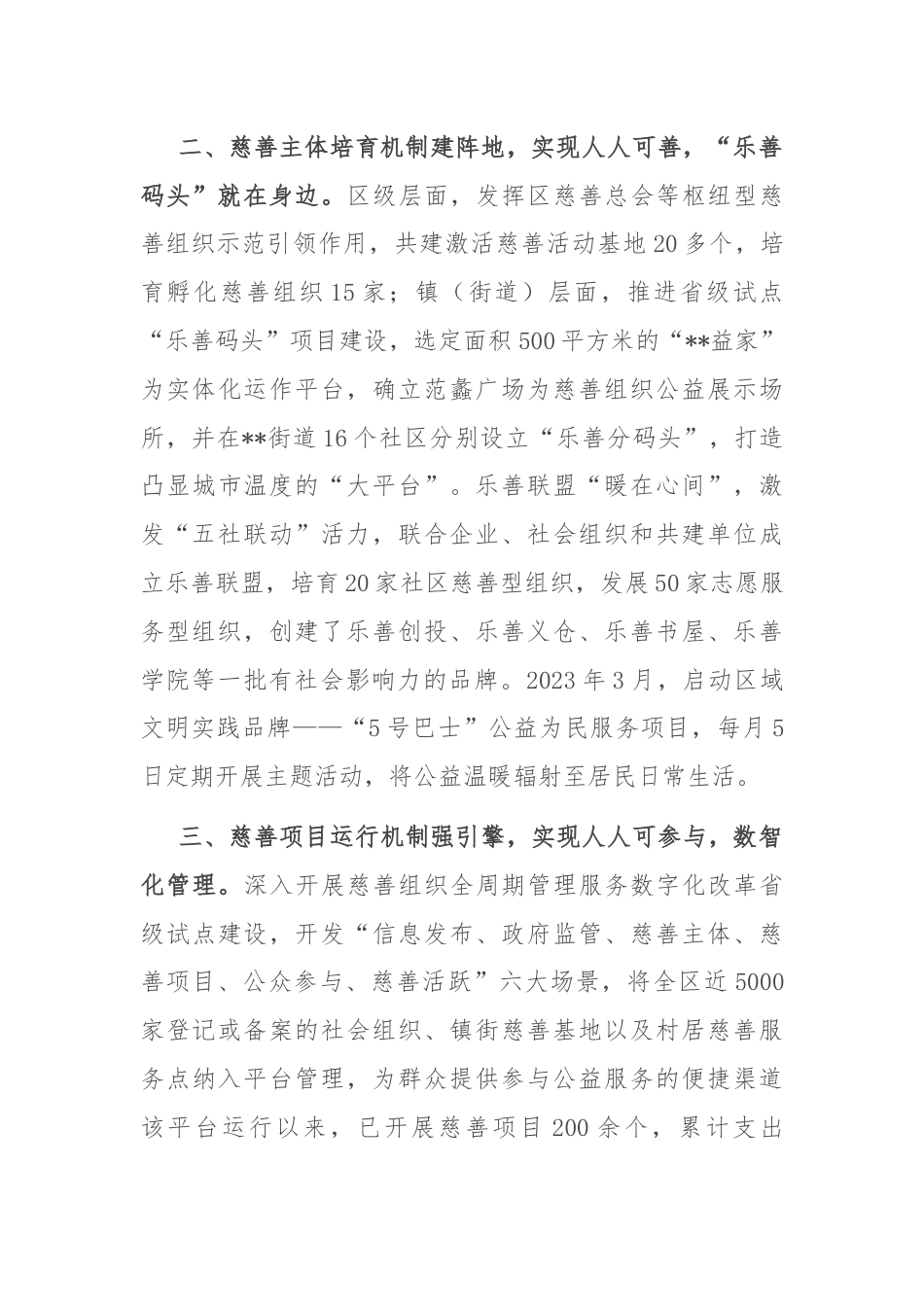 在全市慈善工作年中推进会上的汇报发言.docx_第2页