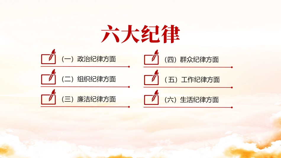 六大纪律方面存在的问题及整改措施整改问题清单党纪学习教育课件.pptx_第2页