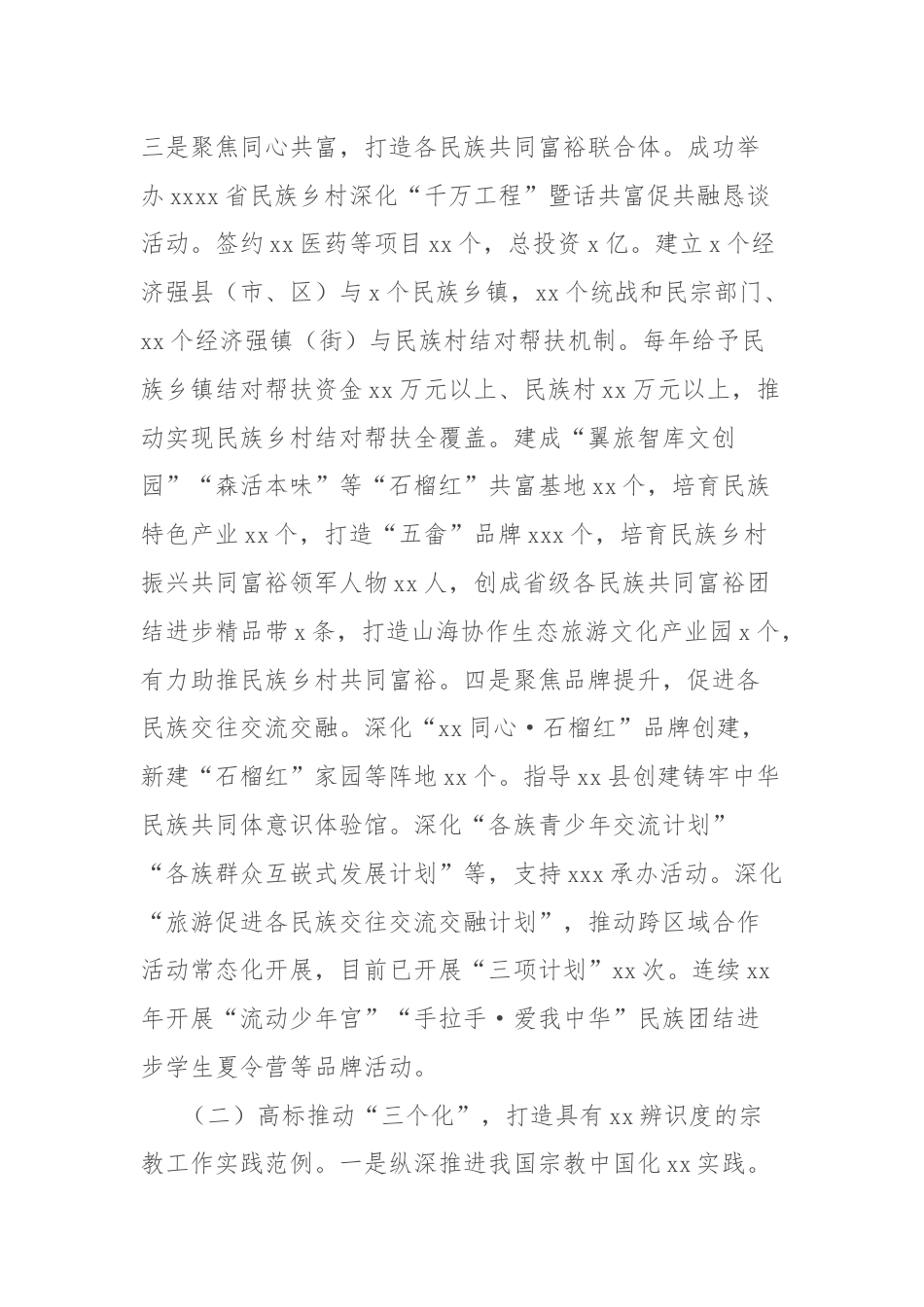 民族宗教事务局2024年上半年工作总结和下半年工作思路.docx_第2页