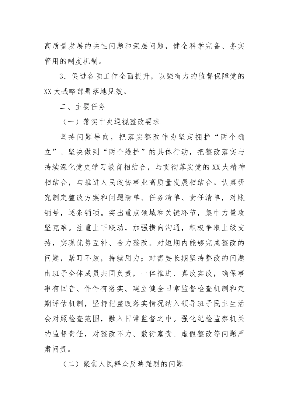 2024年市政协办巡查整改工作方案.docx_第2页