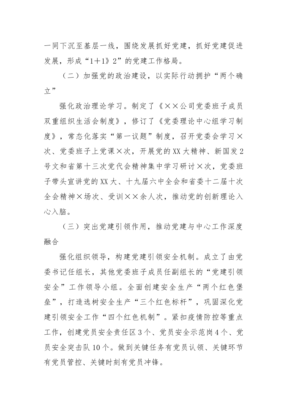 2024年党委书记述职述德述廉报告.docx_第2页