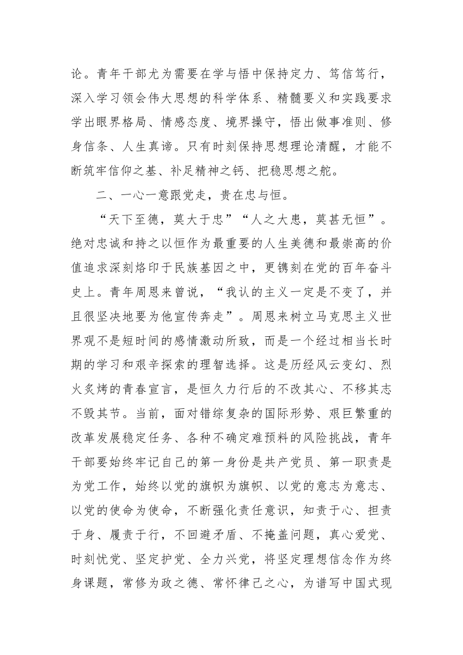 在纪检监察机关党支部青年干部座谈会上的发言.docx_第2页