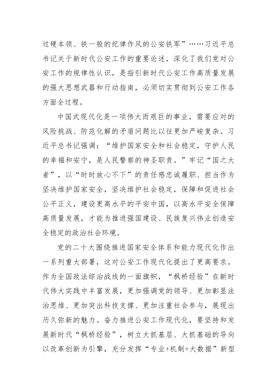 学习贯彻全国公安工作会议精神心得体会.docx_第2页