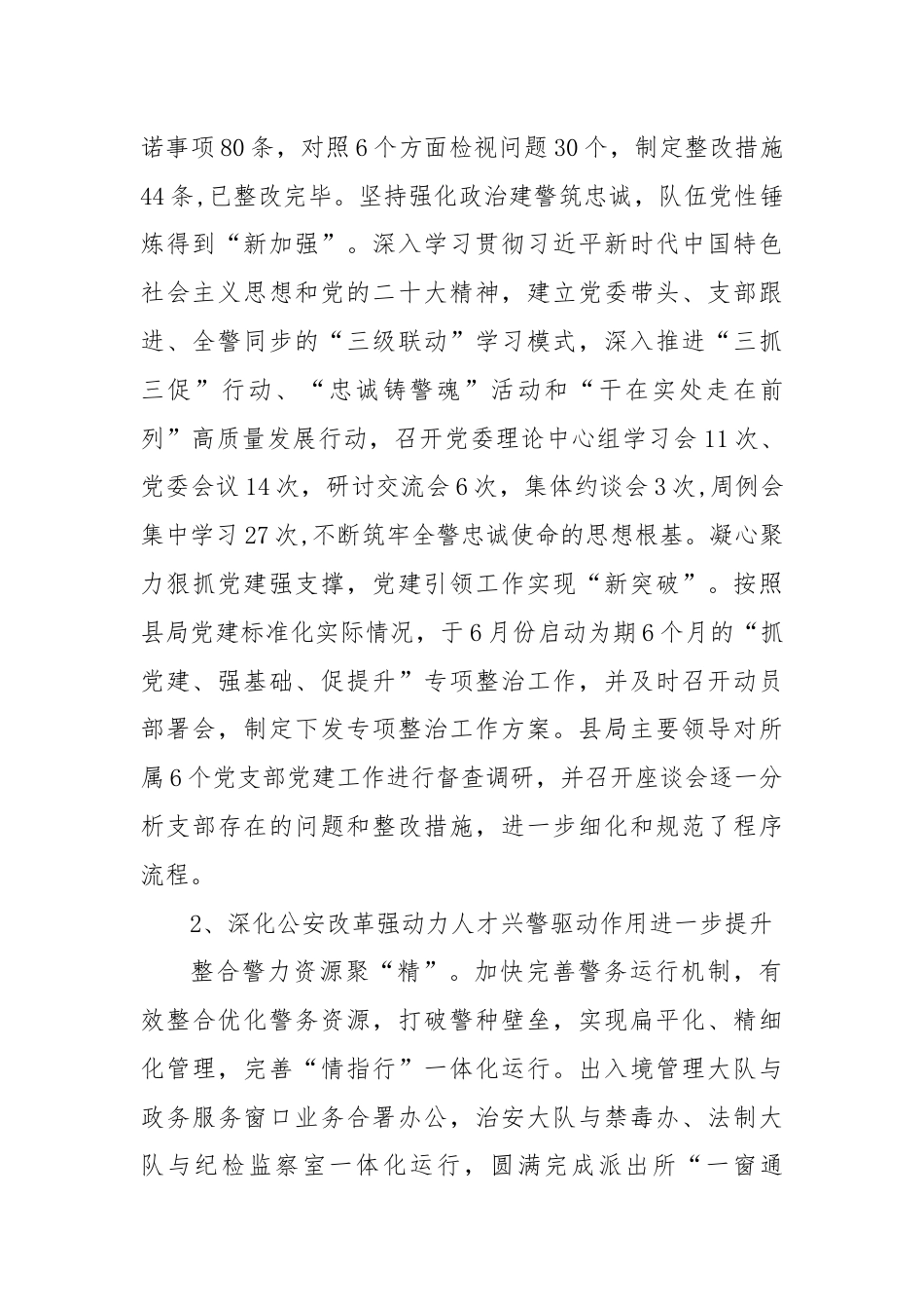 XX公安政工篇：政治领航风帆劲 砥砺奋进谱新篇.docx_第2页