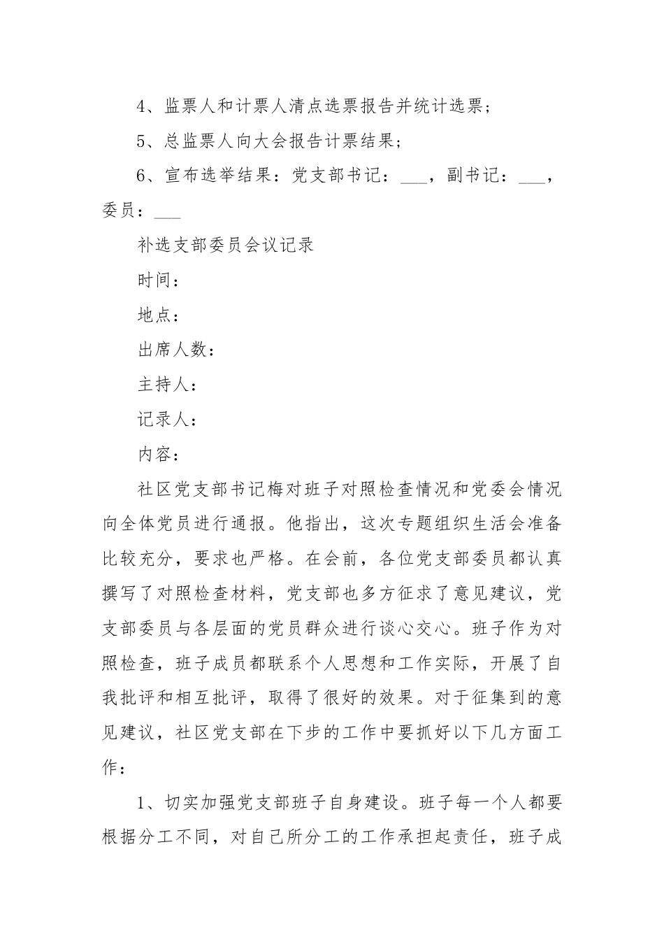 补选支部委员会议记录.docx_第3页